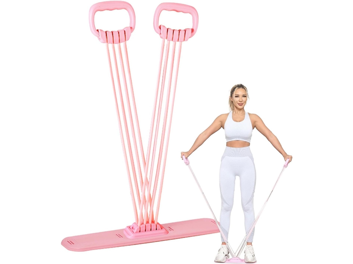 Corda De Tração Com Pedal Para Os Pés, Faixa Elástica Resistência Yoga E Fitness | Extensor Portátil Ajustável