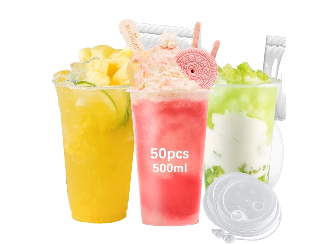 Copos, Reutilizáveis, Ecológicos, 50pcs, 401-500ml-a