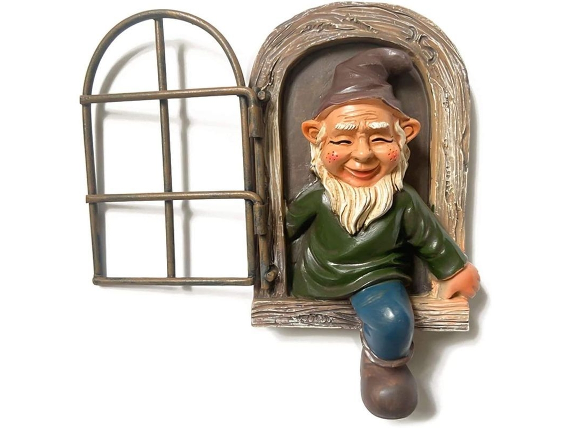 Estátua De Elfo Gnomo De Resina Para Jardín Decoración Exterior Interior Regalo Para Jardineros