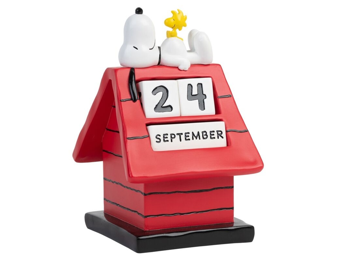 Calendário Perpétuo 3d Snoopy Doghouse