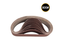 10 cintas de lixa abrasivas 30x330mm grão 800 para ferramentas de lixamento, polimento e esmerilhamento