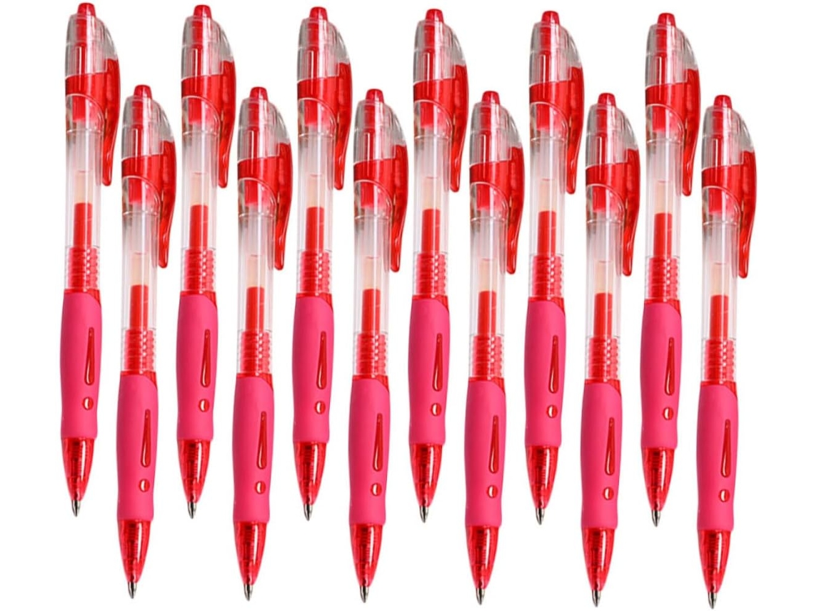Conjunto De 12 Canetas Para Estudantes, Caneta Gel Antiderrapante, Uso