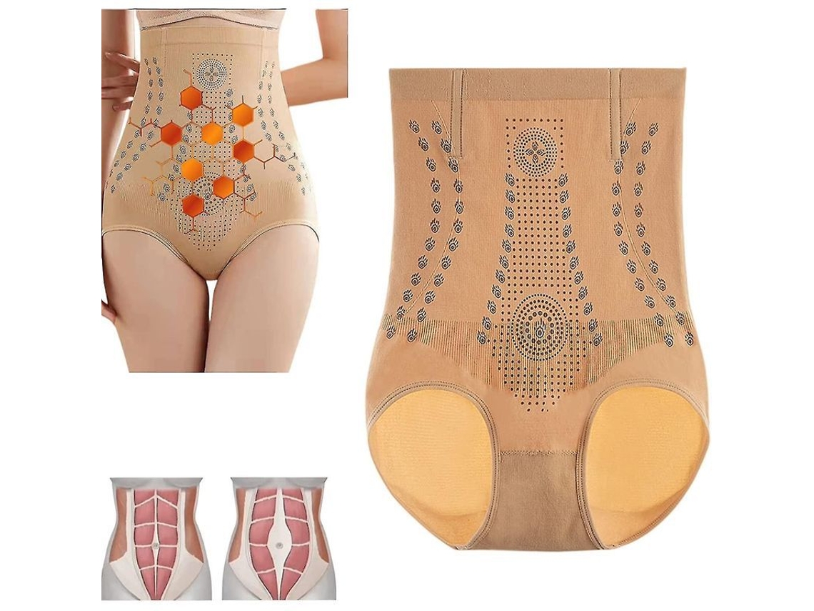 Shaper de Restauração de Fibra Única Ions Tech para Emagrecimento e Modelagem Corporal Feminina Khaki