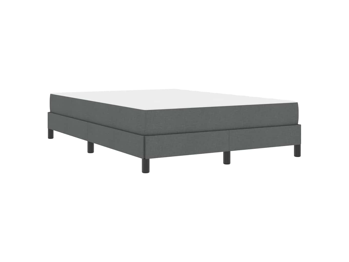 Conjunto 1 Cama Box Vidaxl Cinzento Tecido (160 X 200 Cm)
