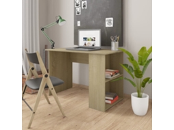 Vidaxl Secretária 110x60x73 Cm Contraplacado Carvalho Sonoma