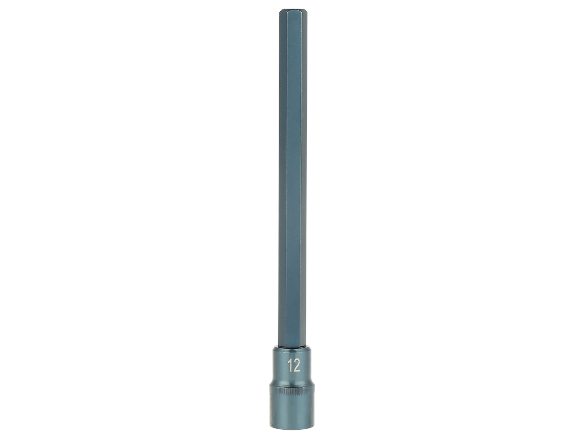Adaptador de soquete hex para chave elétrica, 1/2, 200mm