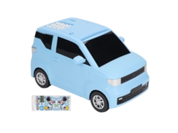 Cofre eletrônico WalshLXq para carro infantil com leitor de impressões digitais e senha, com adesivos.