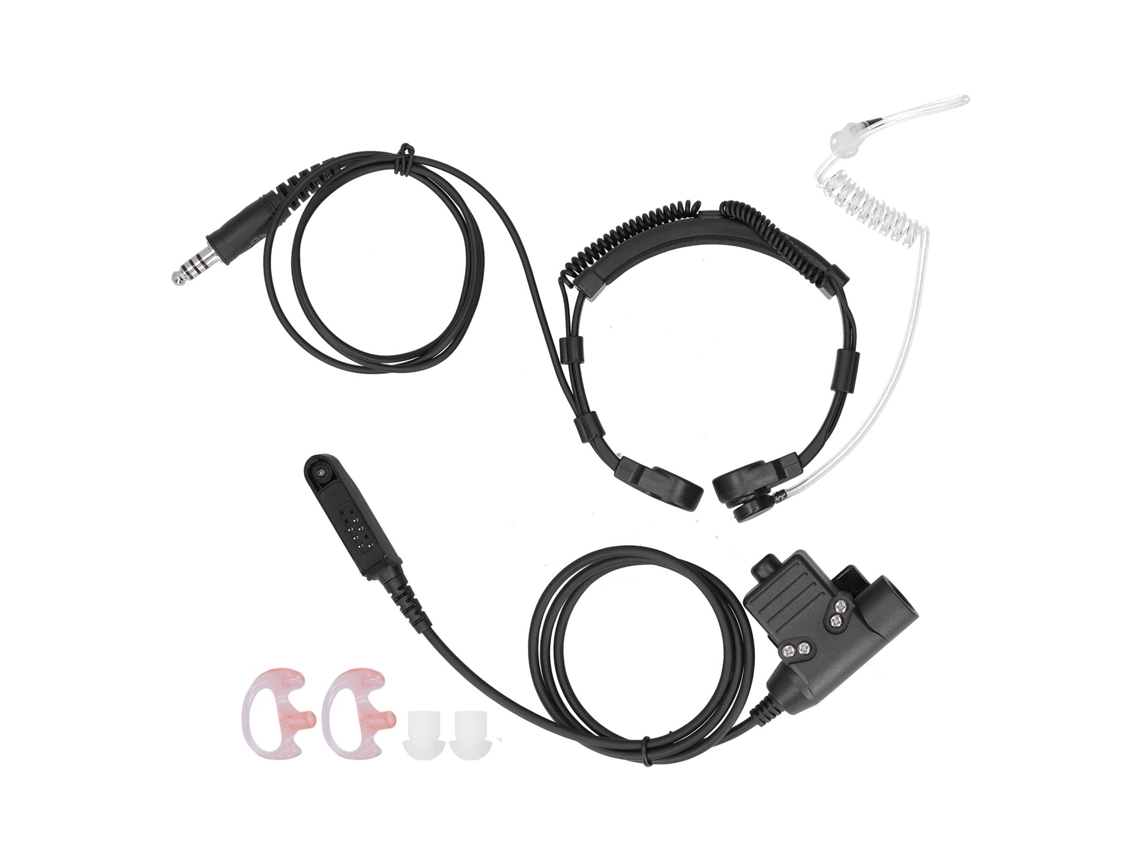 Aetheria fone de Ouvido com Microfone de Garganta para Walkie Talkies Baofeng Uv9r/bf9700/bfa58 Ptt