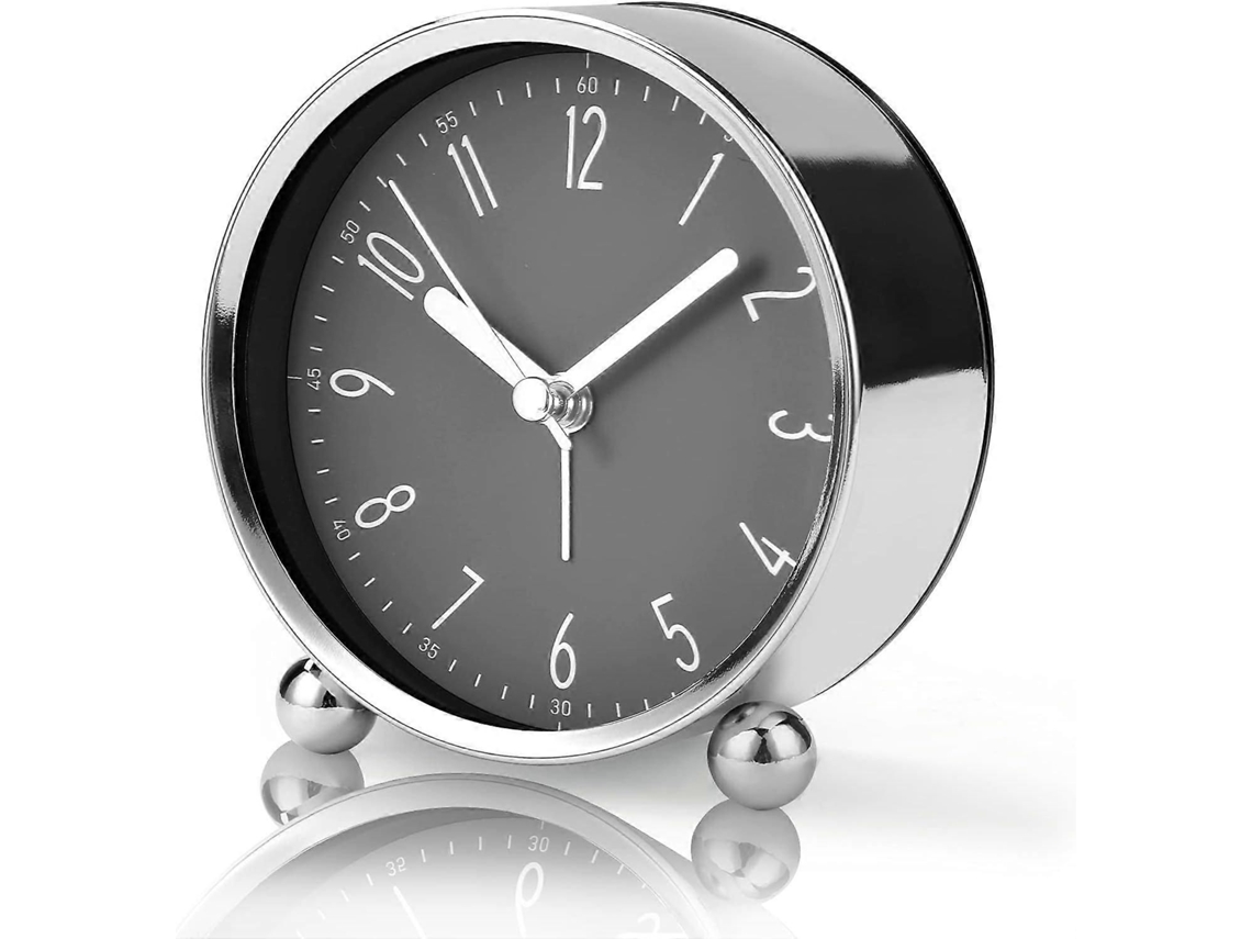 Despertador Silencioso De 4 Polegadas Para Quarto, Ideal Para Quem Dorme Profundamente