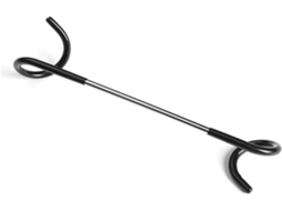 2 Ganchos de acampamento AQUAFORGE, suspensos, para bandeira e lanternas
