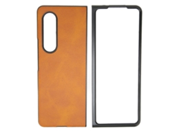 Capa LAXISCREED Samsung Galaxy Z Fol Couro Resistente a Riscos