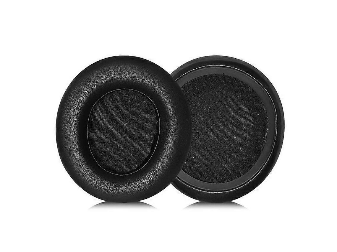 Conjunto de 2 Almofadas para Headphones em Protein Couro para Ouvido Fones com Fio Steelseries Arctis Nova GIECY (preto)