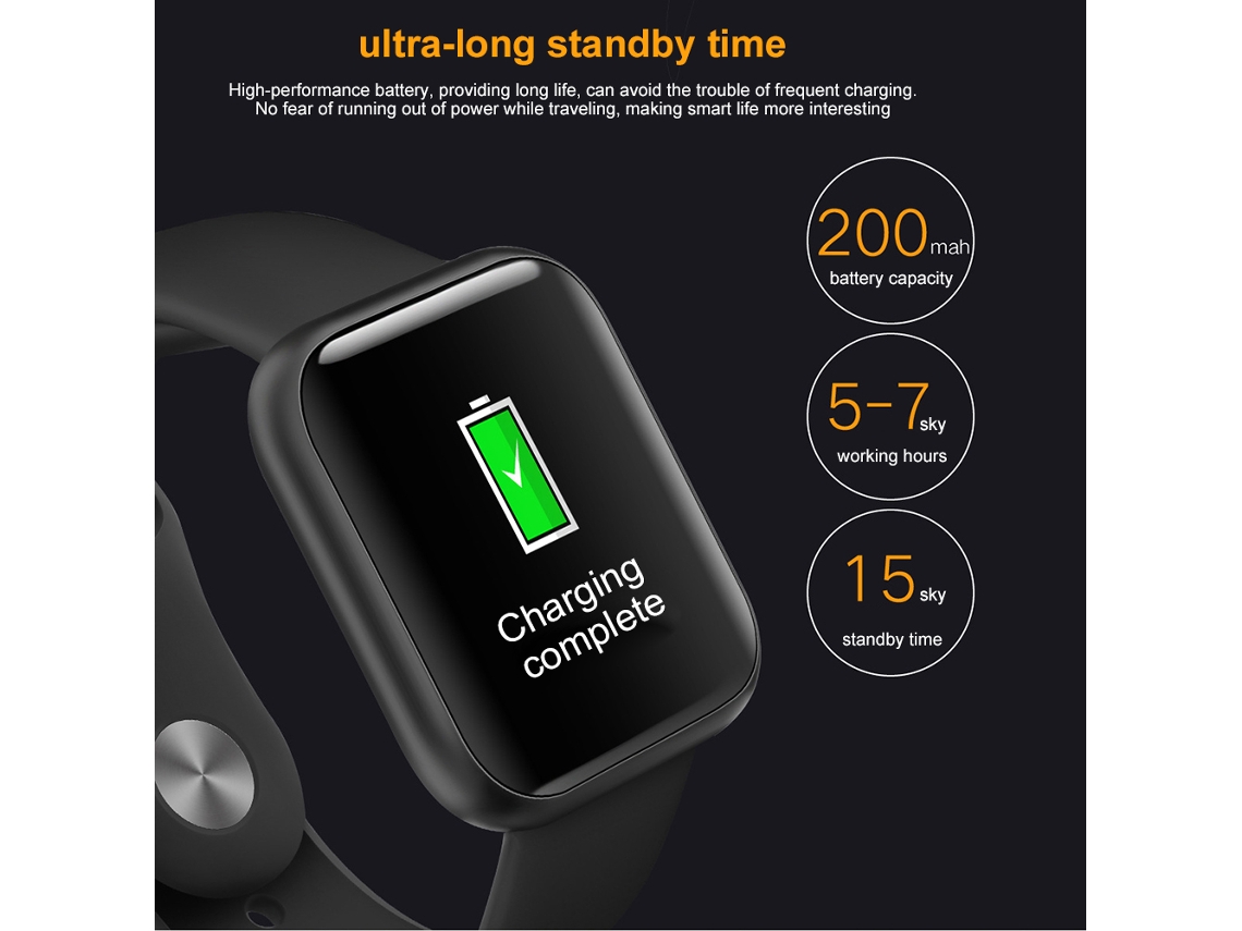 Pulseira Inteligente P80 Modo Esportivo 1.3" Tela Touch