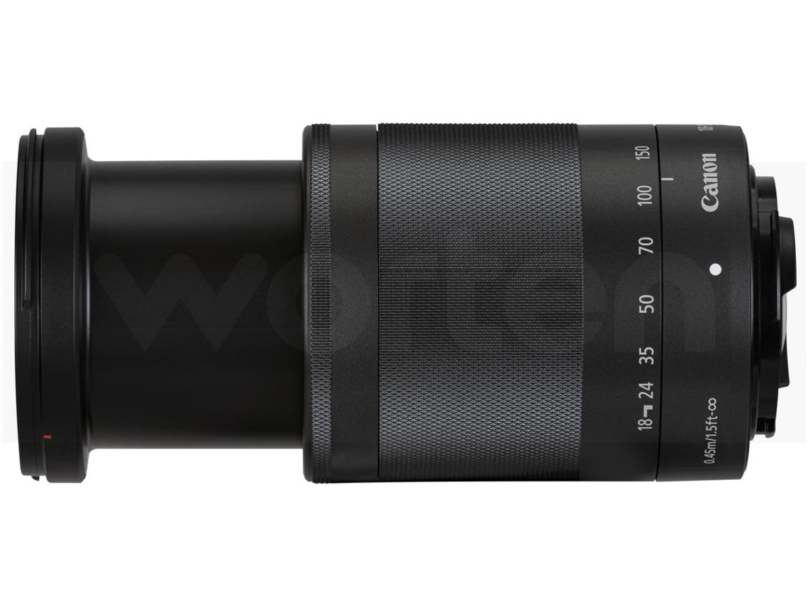 Objetiva CANON EF-M 18-150mm f/3.5-6.3 IS STM (Encaixe: Canon EF - Abertura: f/3.5-f/6.3)