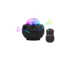 Cordão De Luzes Led Para Projetor Céu Estrelado, Luz Giratória Bluetooth Laser Vermelha E Verde Usb, Com Padrão Estrela Do Mar Na Aquaforge