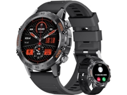 Smartwatch Militar Masculino para Chamadas Bluetooth Smartwatch Tático com Tela de Toque Hd de 1 39 Polegadas para Android e Iphone Relógi YEMAESRE