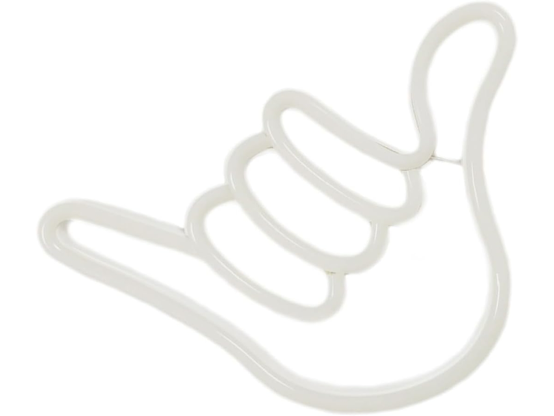 Luminária de Mão Decorativa de Led, 1 Peça, Plástico, Luz Branca, Alimentada por Bateria e Usb. SFUSHOS