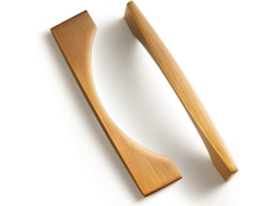 Mango de Armário de Cozinha Dourado, 2 Unidades, Distância entre Furos 128 mm, Estilo Claro e Luxuoso, Resistente à Oxidação | S/MARCA