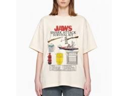 Rockinstone Jaws Movie Survival Kit Solid Natural Adult T-shirt Size:xxxl
