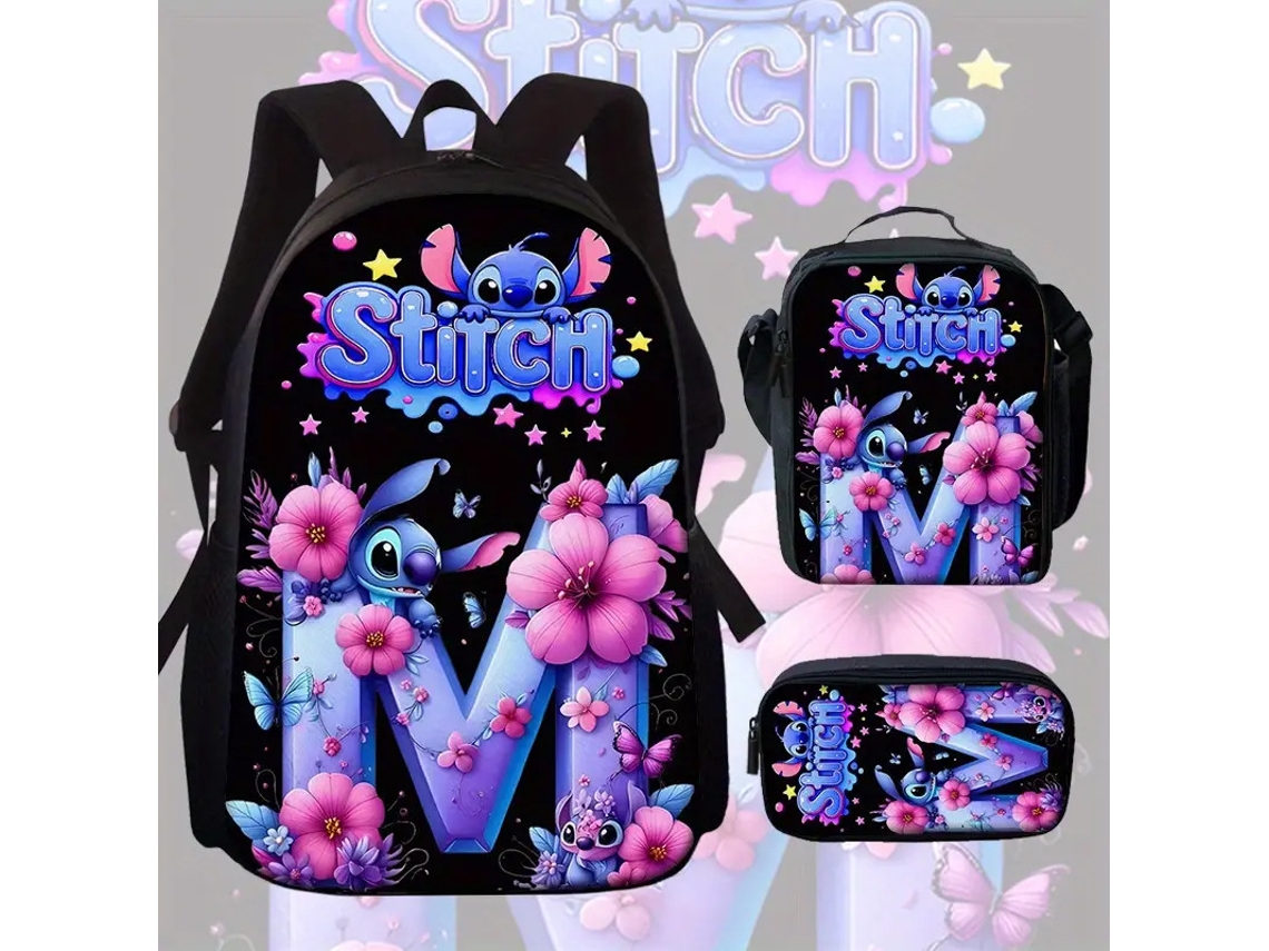 Mochila Escolar, Modelo Para, Estampa De Desenho Animado Para Estudantes