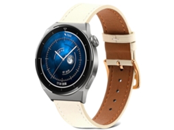 Pulseira De Couro Trançado Liso De 20 Mm Para Samsung Galaxy Watch4