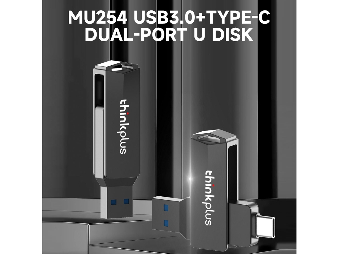 Pen Drive LAXISCREED Metal Rotativo Interface Dupla