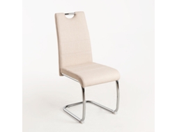 Cadeira Hallen Tecido - Beige