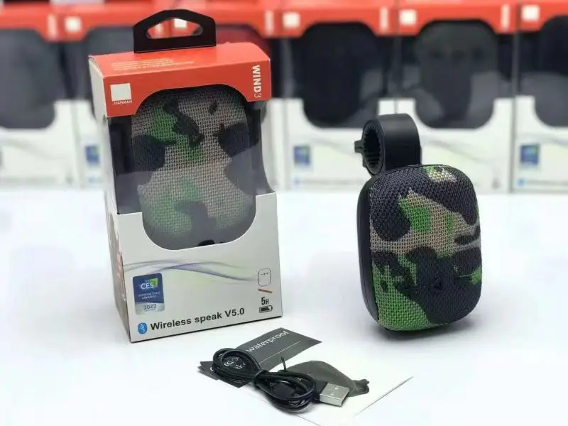 Caixa De Som Bluetooth Sem Fio (verde Militar) Bt5.3, Com Microfone Embutido.