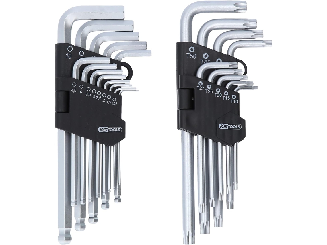 Jogo de 22 Chaves Torx KS TOOLS 151.4000 | S/MARCA