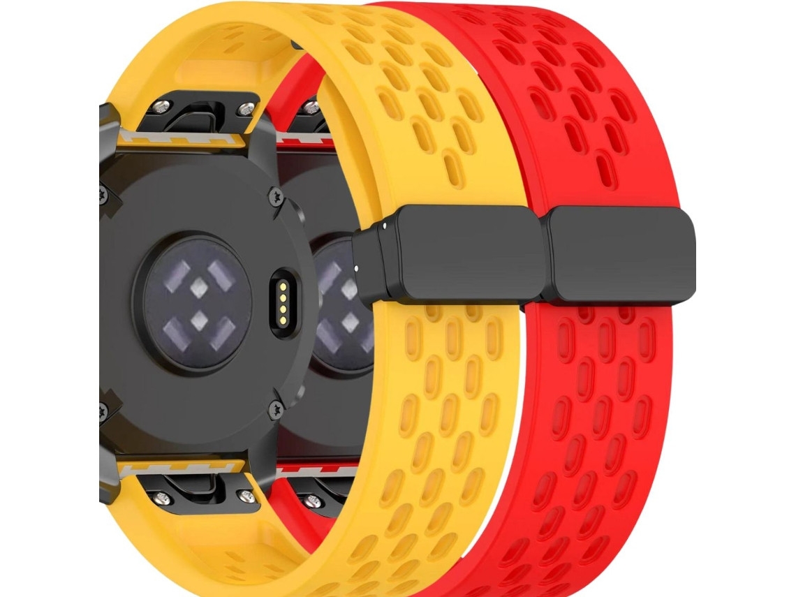 Pacote com 2 pulseiras ORYSIN Snapflow para Garmin Fenix 7 Solar