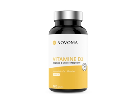 Vitamina D3 Novoma (120 Cápsulas)