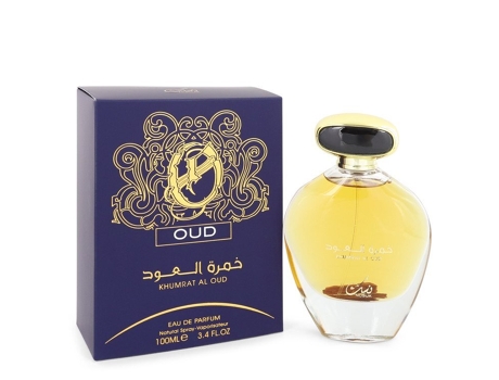 Eau De Parfum Oud Khumrat Al Oud by Nusuk Spray (Unisex) 3.4 oz (100 ml)