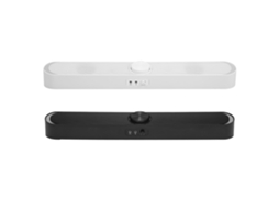 Barra De Som Usb Com Luzes Led Para Pc Celular Tablet Laptop 3.5mm Fio Sada V-198
