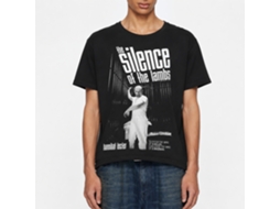 Rockinstone Silence Hannibal Cell Graphic T-shirt Size:m