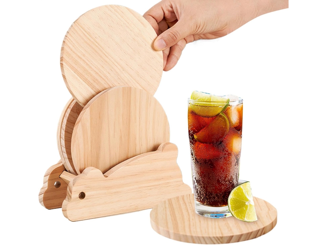 Conjunto De 5 Porta-copos Originais Para Bar.