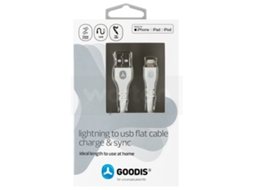 Cabo GOODIS Lightning (iPad - USB - Lightning - Branco)