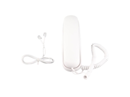 Aetheria telefone Fixo com Fio Parede Mesa Teclas Iluminadas Rediscagem Pausa Branco Lar Escritório