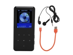 MP3 Player com Botão Táctil EOOCOO, Som HiFi