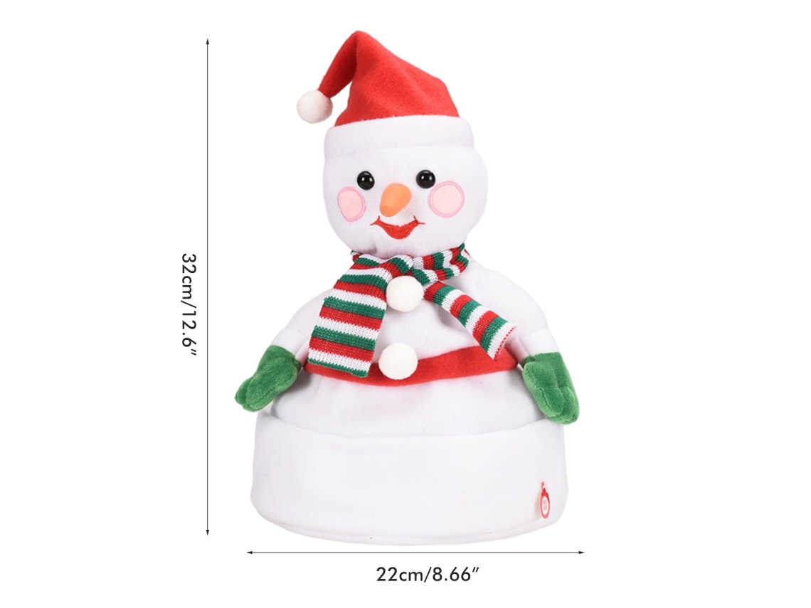 Chapéu De Boneco De Neve De Natal (dança E Canta) Eoocoo
