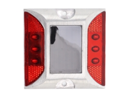 Lanterna Solar para Calçada 6 LEDs Duas Faces Reflectiva IP68 Resistente à Água e Pressão S/MARCA