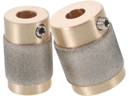 Conjunto De 2 Cabeças De Moedor De Latão Para Vitrais, Com Ponta Diamantada, 3/4 De Polegada.