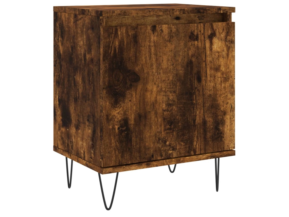 Mesa de Cabeceira Derivados de Madeira Carvalho Fumado MAISON EXCLUSIVE (40x30x50 cm)