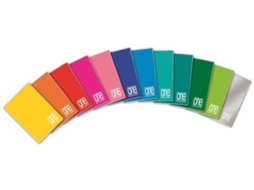 BLASETTI Caderno One Color e Bloco 20 Folhas Multicolor