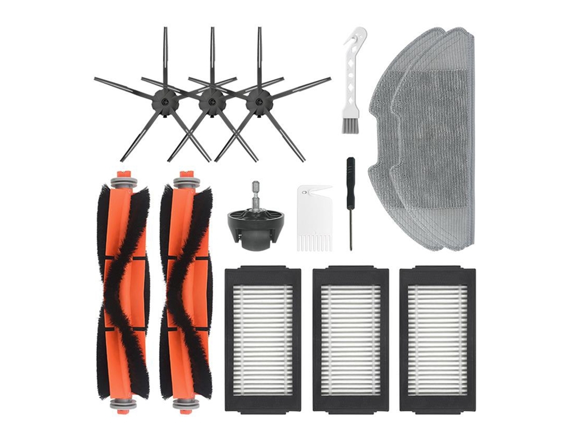 Robô aspirador de pó escova lateral principal filtro hepa acessórios para xiaomi mijia pro casa mop varredor automático peças reposição