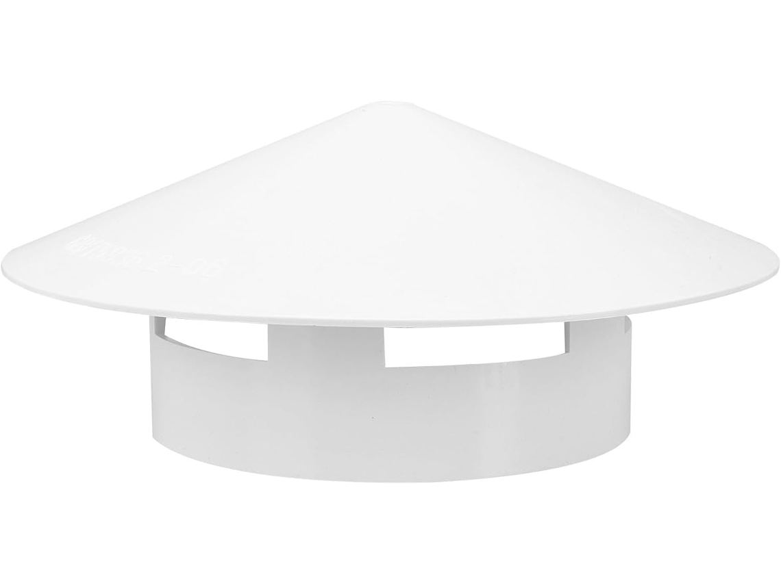 Tampa De Chaminé De Plástico Branco, Impermeável, Em Formato De Cogumelo.