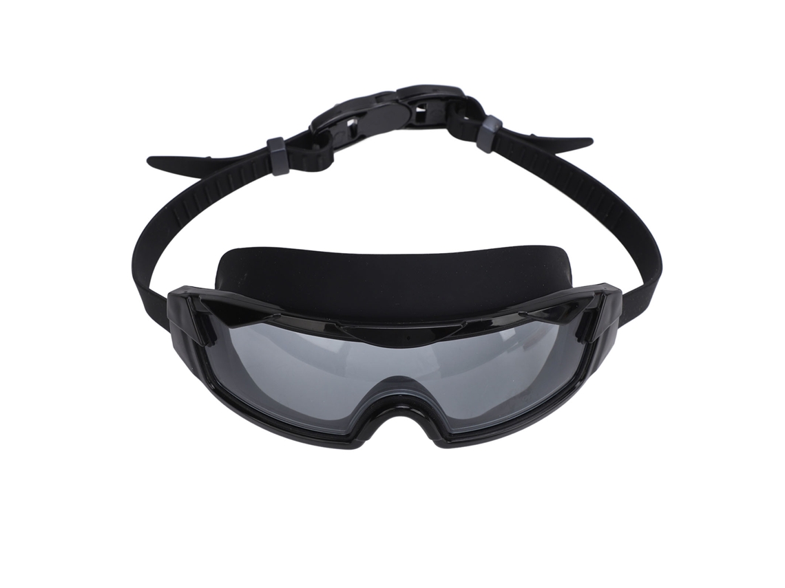 Kklv-gafas De Natación Com Tapones De Oído De Silicona Pc Lente Clara Visão Amplia Antideslumbrante Para Adultos Homens Mulheres Preto
