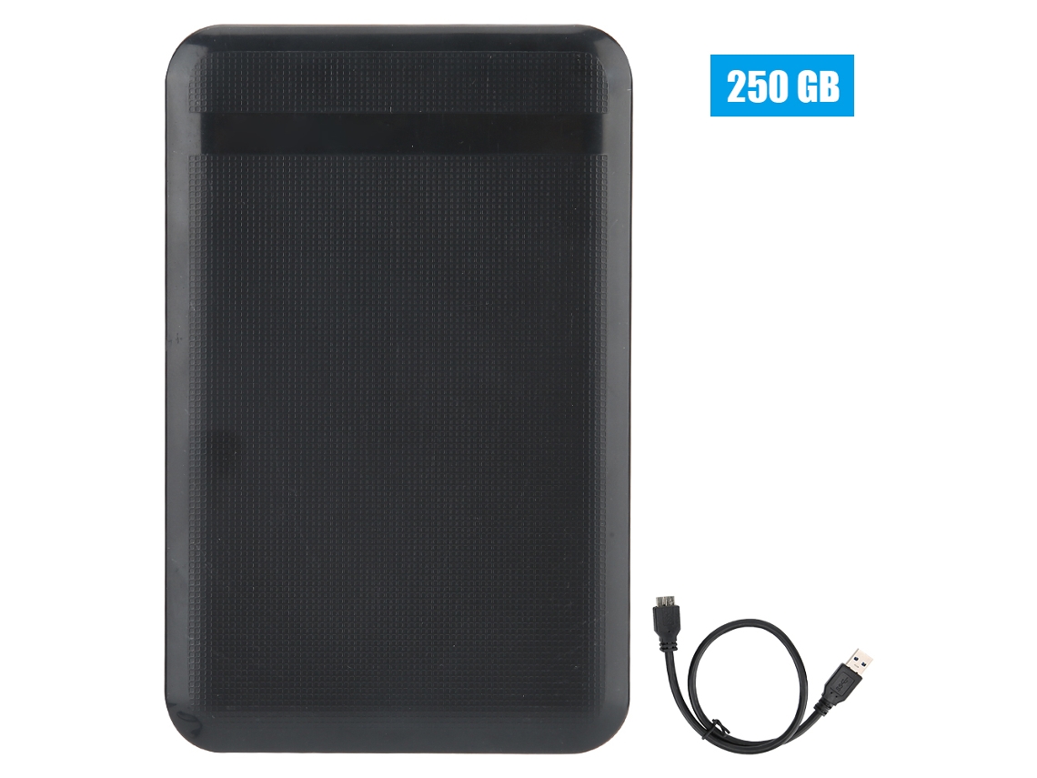 Disco Rígido Móvel Usb3.0 De Alta Velocidade De 2,5 Polegadas E 250gb Hdd