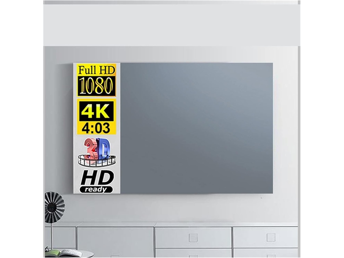 Tela de Projeção 30 Polegadas 4:3 Hd Portátil | S/MARCA