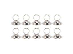 10pcs Portavasos Mesa Portatárjetas Metal Portaretratos Clip Menú Para Boda Fiesta Plata