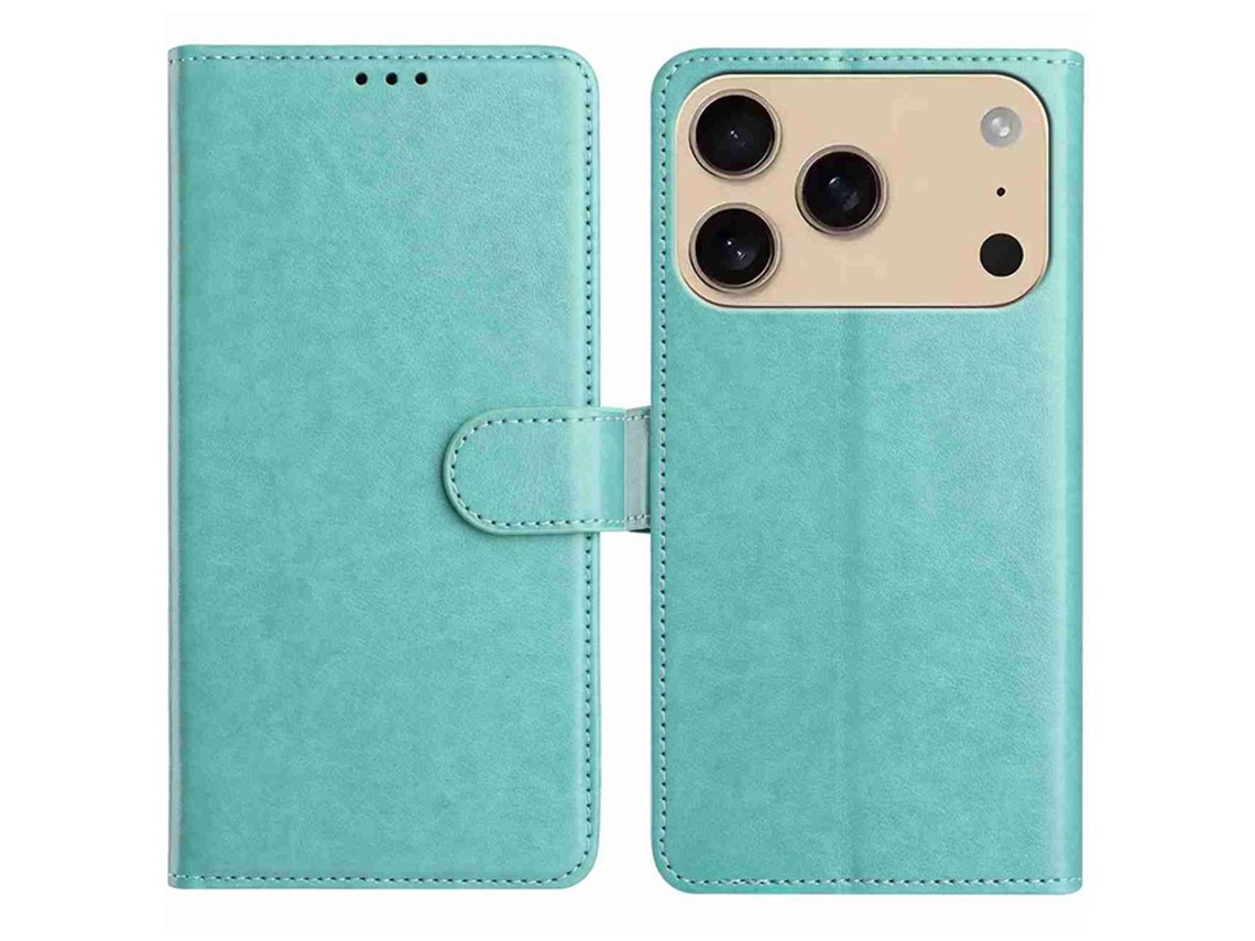 Capa Tipo Carteira Para Iphone 17 Pro - Verde